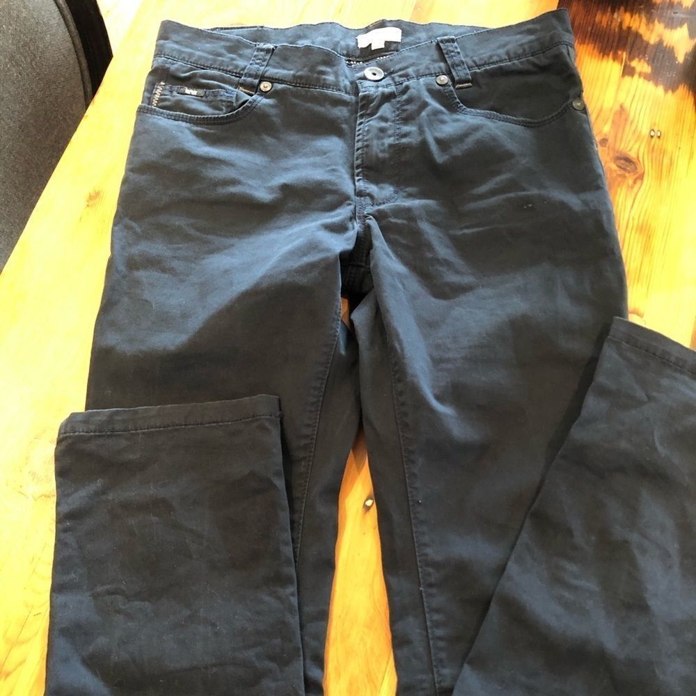 Hugo boss boys dark  blue 14 pants authentic